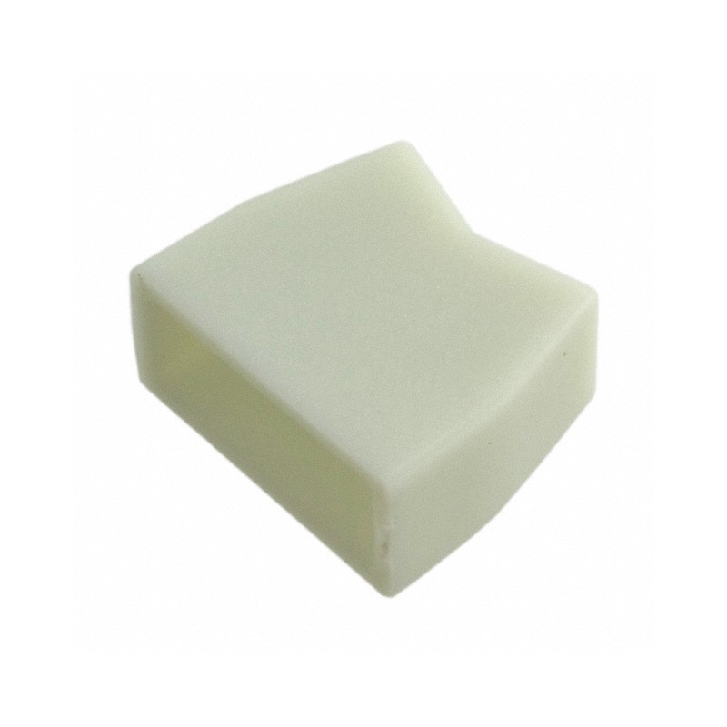 10 pcs : AT4062B - CAP ROCKER RECTANGULAR WHITE