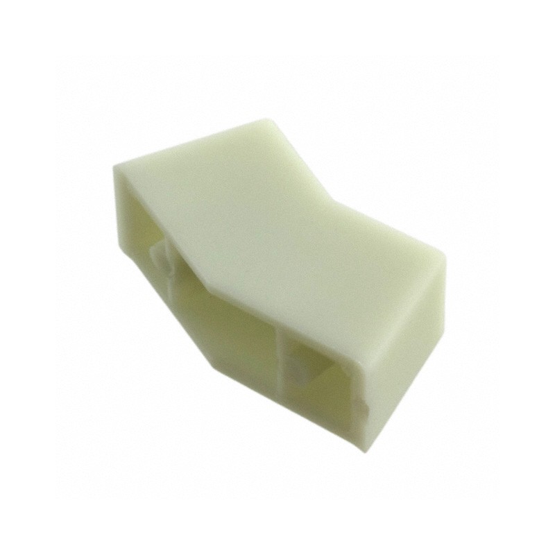 10 pcs : AT469B - CAP ROCKER RECTANGULAR WHITE