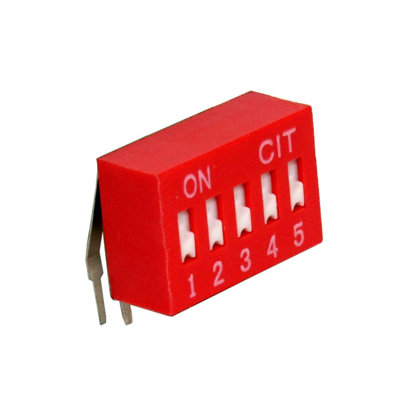 10 pcs : KR05R - SWITCH SLIDE DIP SPST 0.025A 24V
