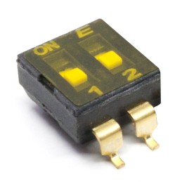 10 pcs : KAG02TGGR - SWITCH SLIDE DIP SPDT 0.025A 24V