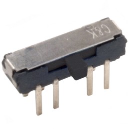 10 pcs : JS203011AQN - SWITCH SLIDE DP3T 300MA 6V
