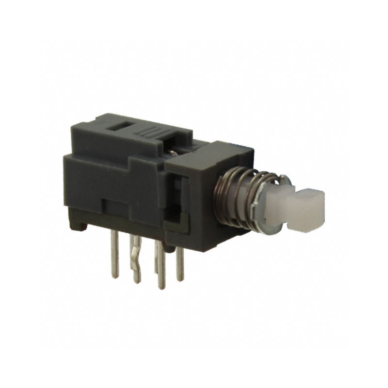 10 pcs : PBH2UEESNPNAGX - SWITCH PUSH DPDT 0.1A 30V