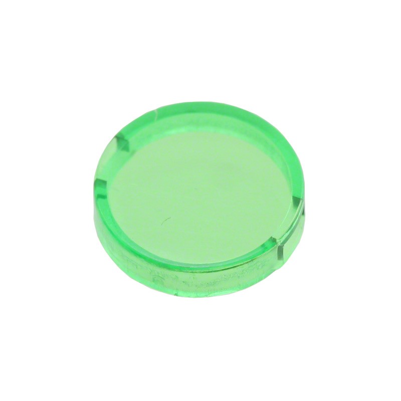 10 pcs : 5.49.257.011/1503 - CONFIG SWITCH LENS GREEN ROUND