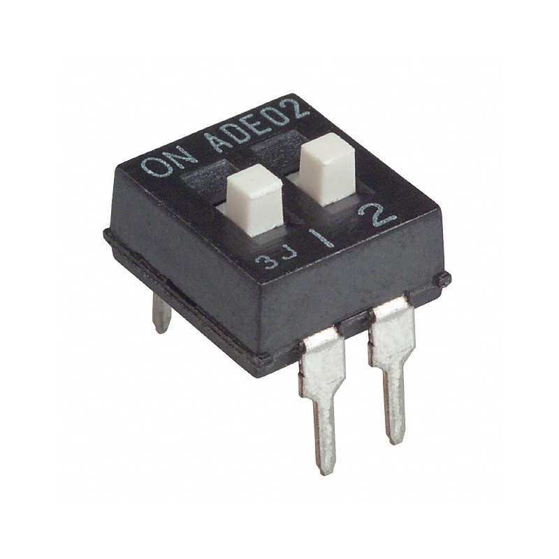 10 pcs : 1825057-1 - SWITCH SLIDE DIP SPST 0.1A 24V