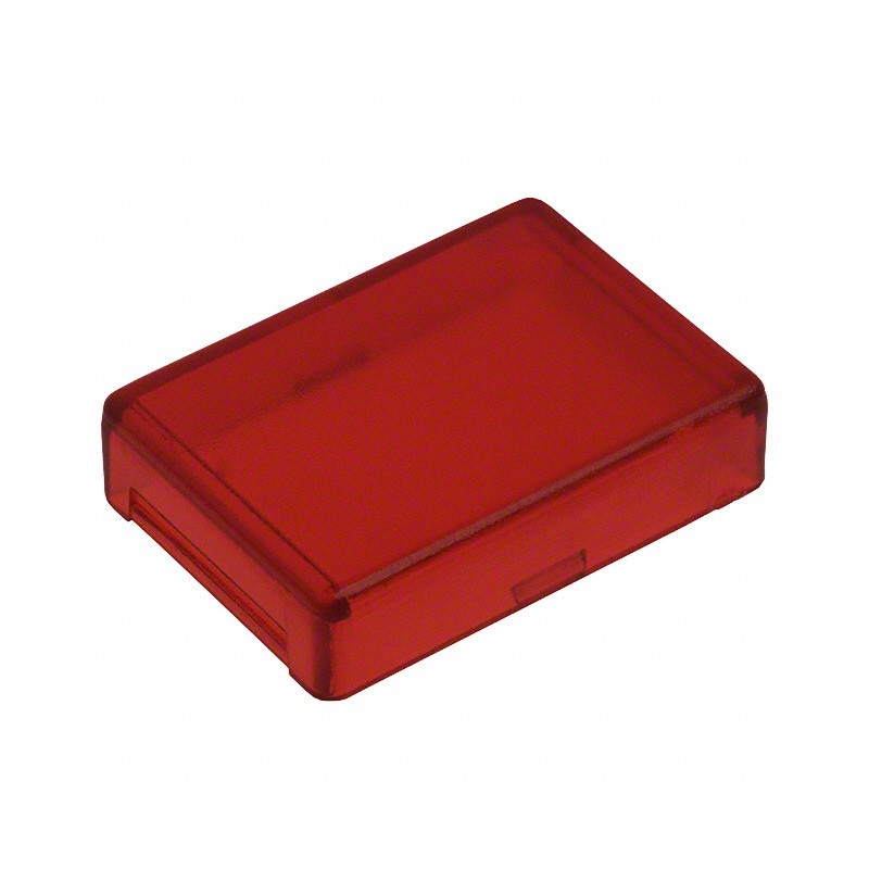 10 pcs : A0161B - CONFIG SWITCH LENS RED RECT