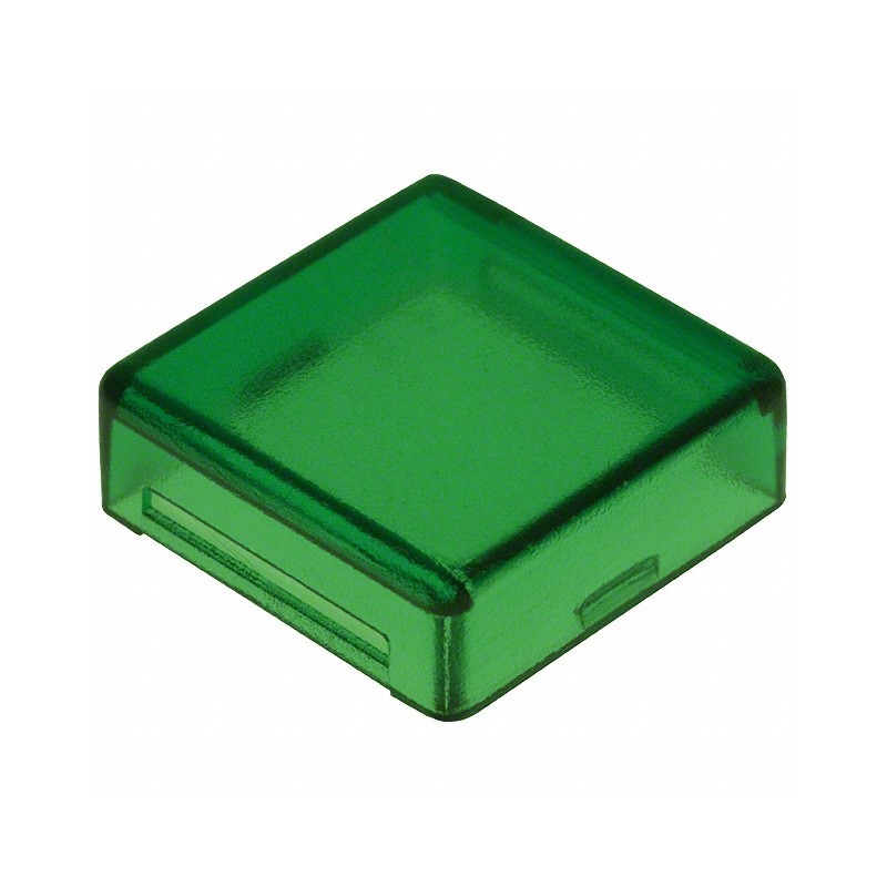 10 pcs : A0162E - CONFIG SWITCH LENS GREEN SQUARE