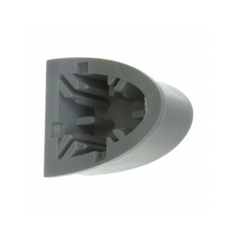 10 pcs : 1V03 - CAP TACTILE TRIANGULAR GRAY