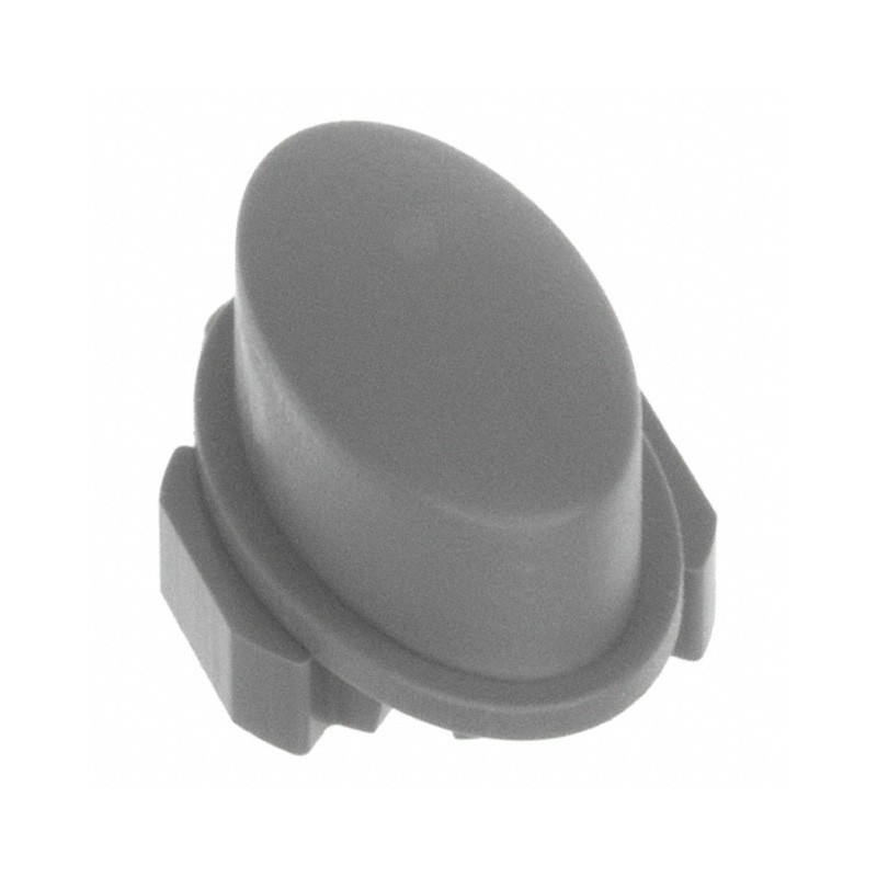 10 pcs : 1WA03 - CAP TACTILE OVAL GRAY