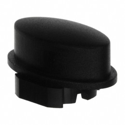 10 pcs : 1WA09 - CAP TACTILE OVAL BLACK