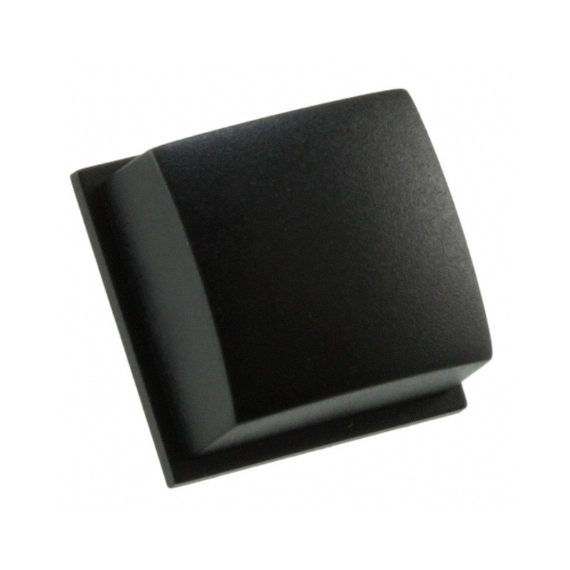 10 pcs : 1TS09 - CAP TACTILE SQUARE BLACK