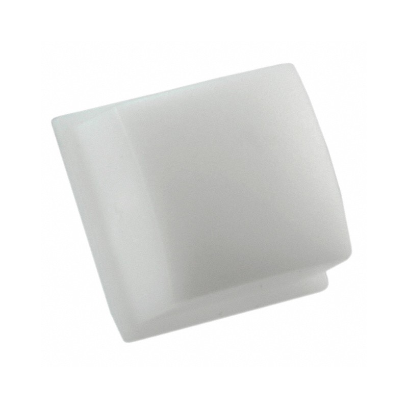 10 pcs : 1TS16 - CAP TACTILE SQUARE FROSTED WHITE