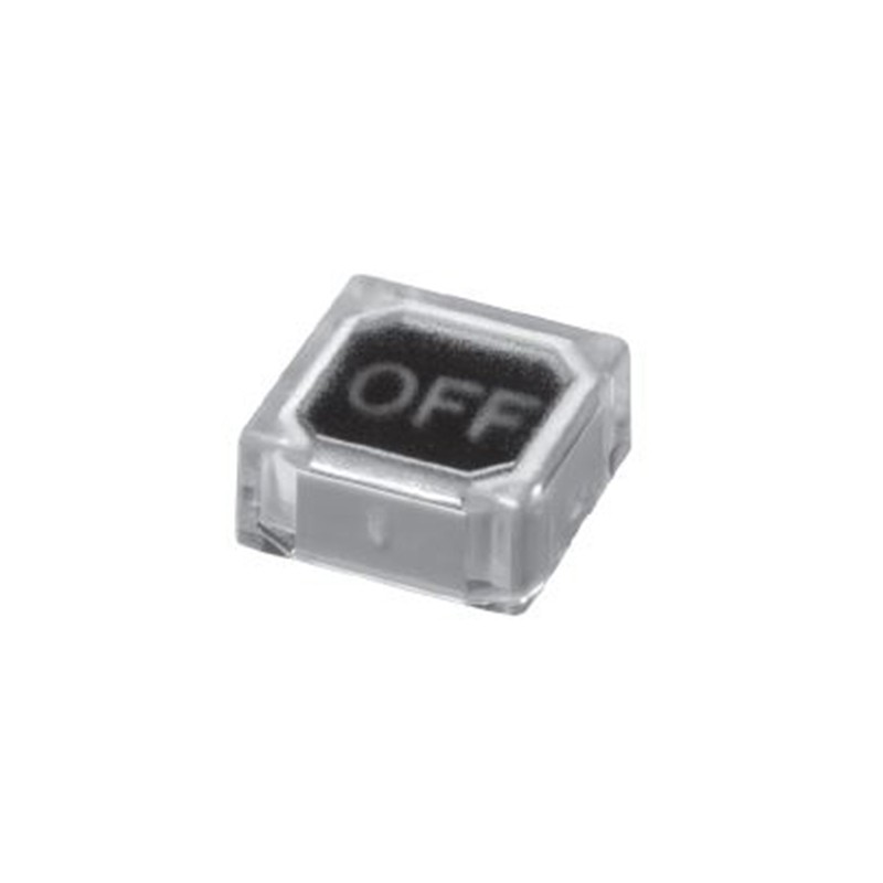 10 pcs : B3W-9RG-F1 - SW TACT OFF & ON LABEL RED/GREEN