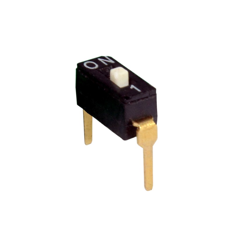 10 pcs : KT01EH - SWITCH SLIDE DIP SPST 0.025A 24V