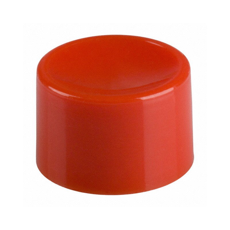 10 pcs : 752703000 - CAP PUSHBUTTON ROUND RED