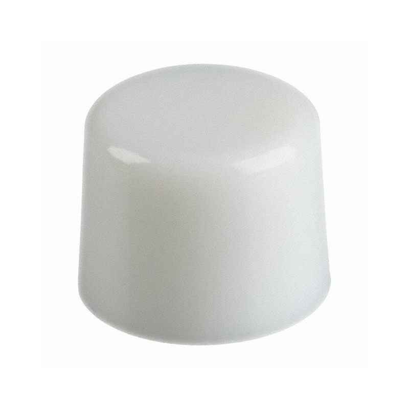 10 pcs : 708901000 - CAP PUSHBUTTON ROUND WHITE
