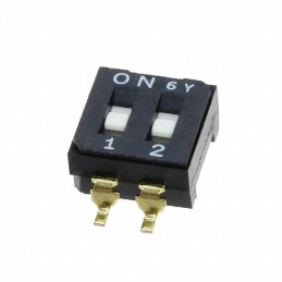 10 pcs : CFS-0201MB - SWITCH SLIDE DIP SPST 0.1A 6V
