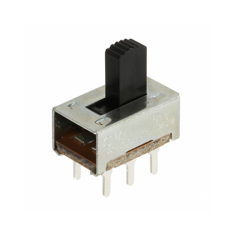 10 pcs : GF-126-0312 - SWITCH SLIDE DPDT 500MA 125V