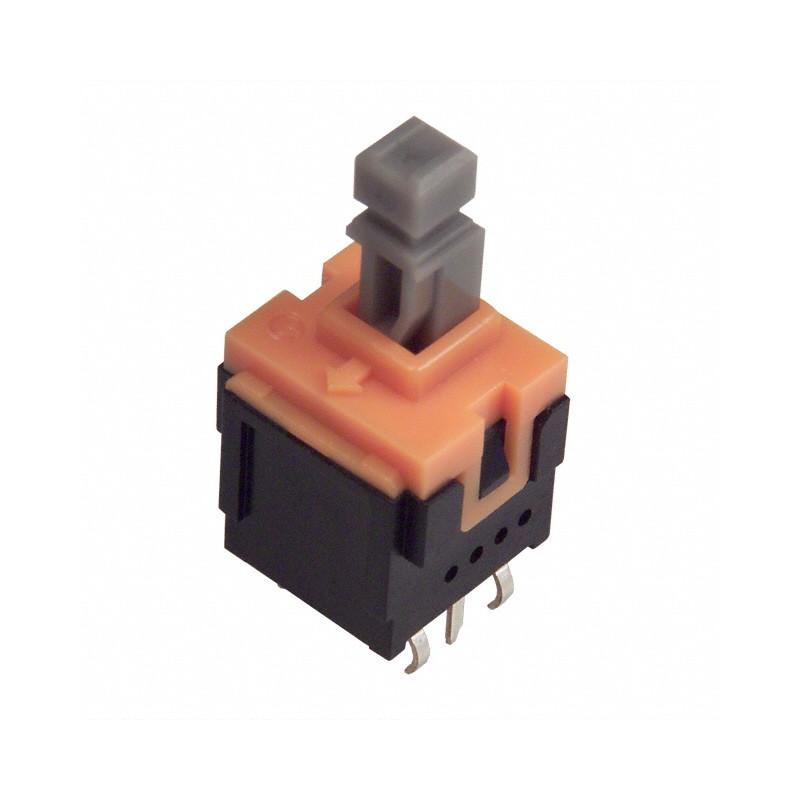 10 pcs : ESB-30B102 - SWITCH PUSH DPDT 0.2A 14V