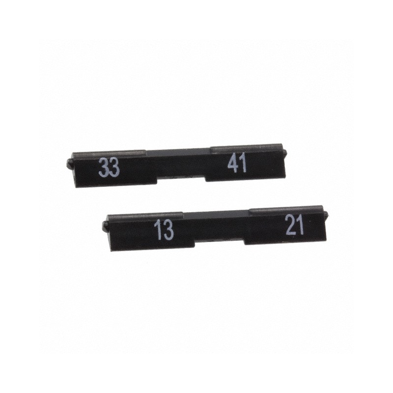 10 pcs : 704.965.9 - TERMINAL MARKING 13/21 33/41