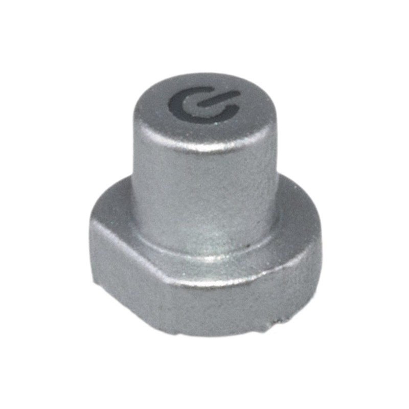 10 pcs : 400ECA01E - CAP TACTILE ROUND SILVER