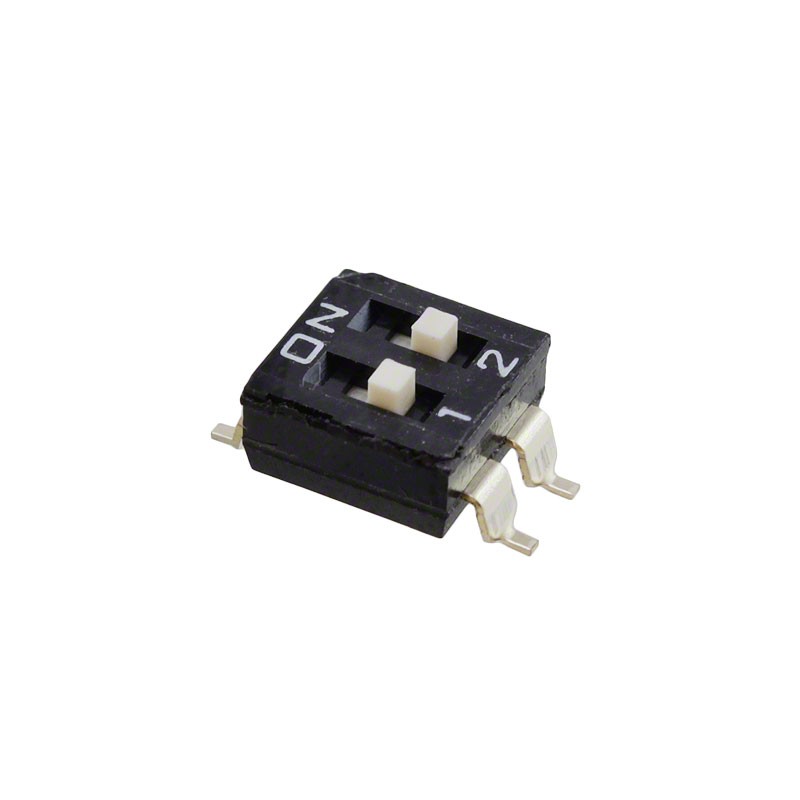 10 pcs : KAE02LGGR - SWITCH SLIDE DIP SPST 0.025A 24V