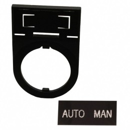 10 pcs : HWAM-201 - 22MM AUTO-MAN NAMEPLATE