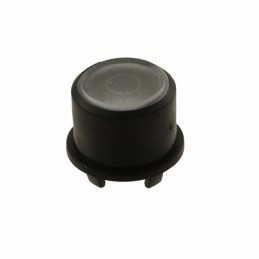 10 pcs : 1FS091 - CAP TACTILE ROUND BLK/TRANS LENS