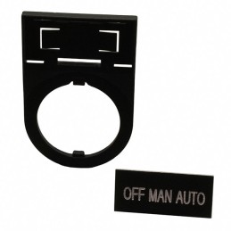 10 pcs : HWAM-309 - 22MM OFF-MAN-AUTO NAMEPLATE