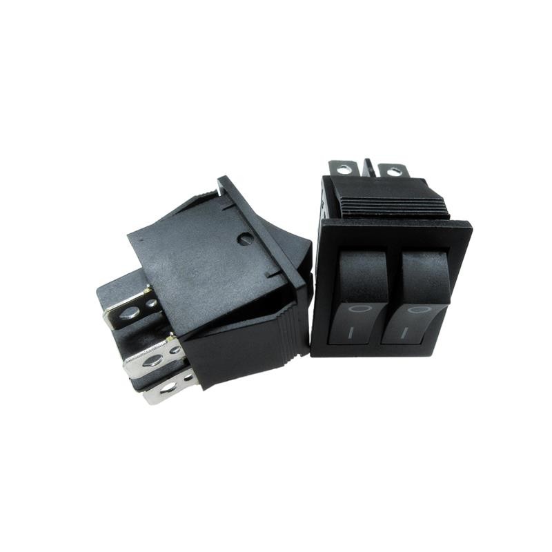 10 pcs : SW-R1-3A-E-1-2A - SWITCH ROCKER DPST 20A 125V