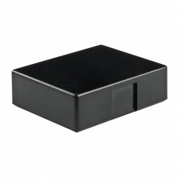 10 pcs : AT3021A - CAP PUSHBUTTON RECTANGULAR BLACK