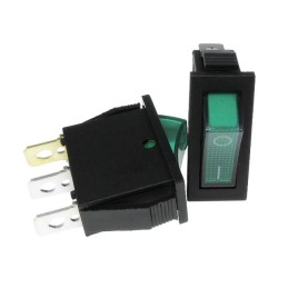 10 pcs : SW-R1-1A-E-LG13-0 - SWITCH ROCKER SPST 20A 125V