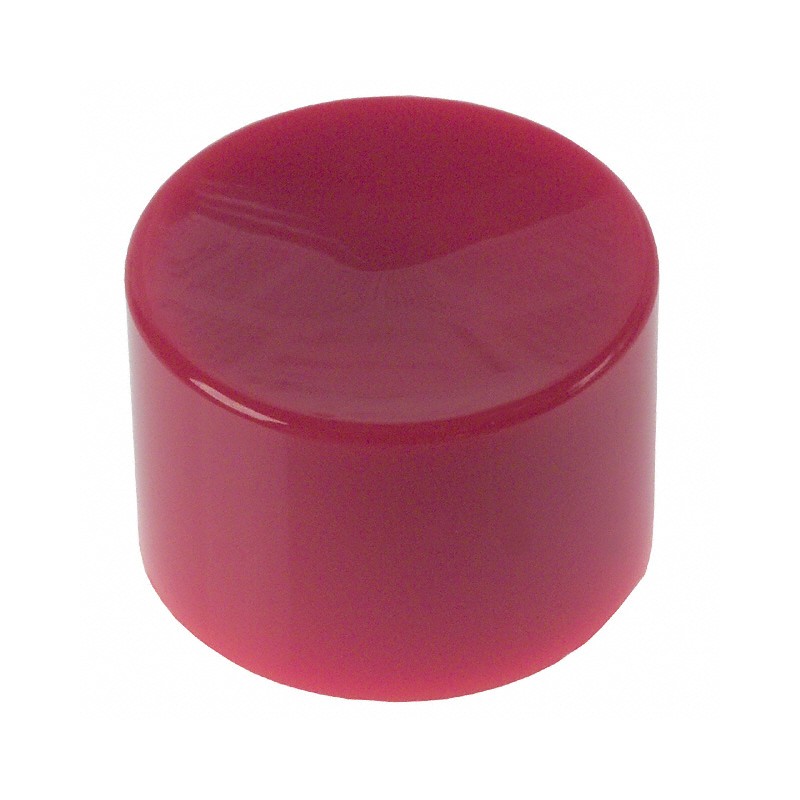 10 pcs : 1825069-2 - CAP PUSHBUTTON ROUND RED