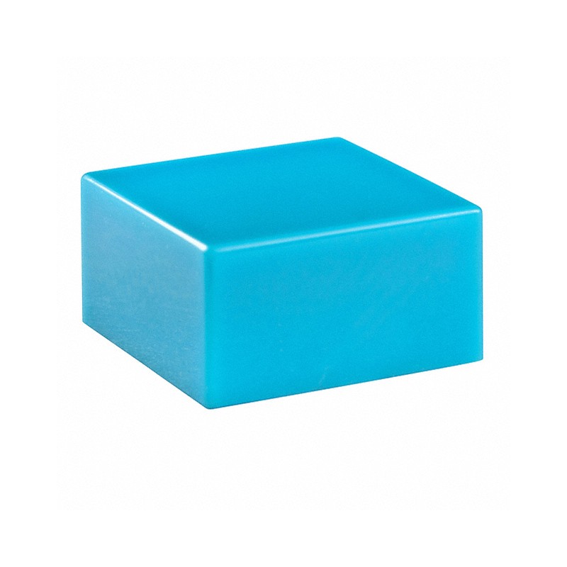 10 pcs : AT4059G - CAP TACTILE SQUARE BLUE