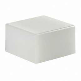 10 pcs : AT4139B - CAP TACTILE SQUARE WHITE