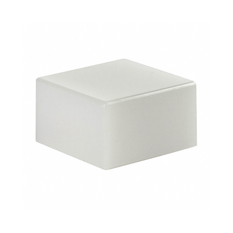 10 pcs : AT4139B - CAP TACTILE SQUARE WHITE