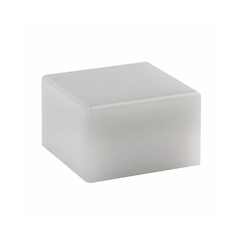 10 pcs : AT4140B - CAP TACTILE SQUARE WHITE