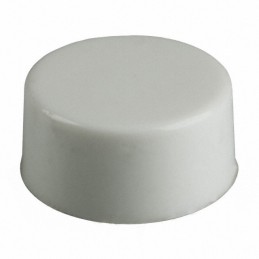 10 pcs : 465801000 - CAP PUSHBUTTON ROUND WHITE