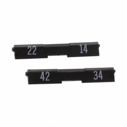 10 pcs : 704.966.0 - TERMINAL MARKING 22/14 42/34