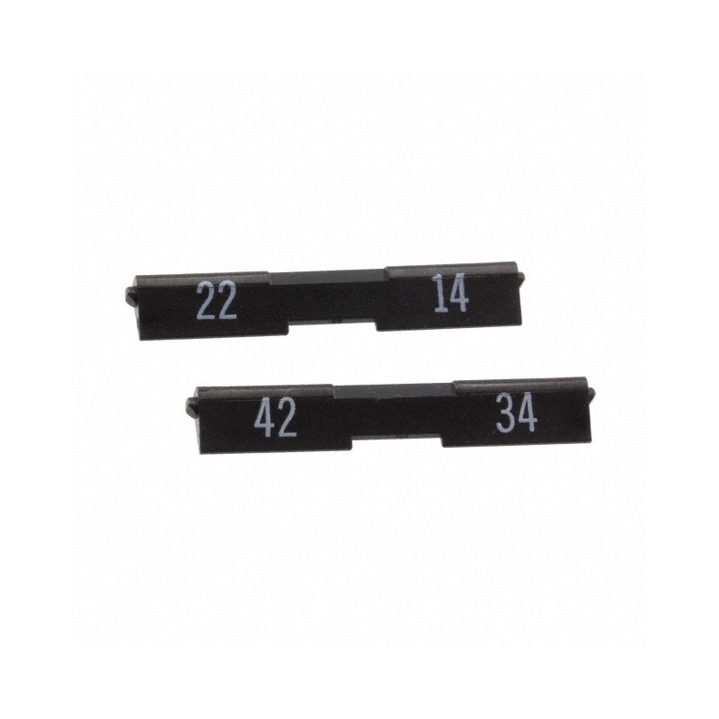 10 pcs : 704.966.0 - TERMINAL MARKING 22/14 42/34