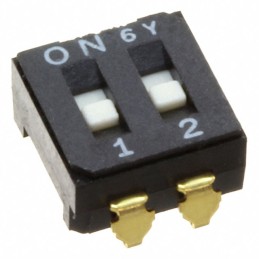 10 pcs : CFS-0201MA - SWITCH SLIDE DIP SPST 0.1A 6V