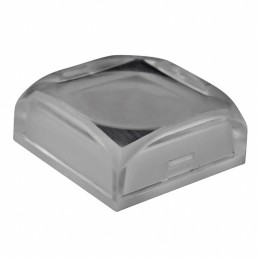 10 pcs : AT3080JB - CAP PUSHBUTTON SQUARE CLEAR/WHT