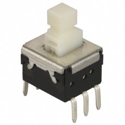 10 pcs : ESB-33133 - SWITCH PUSH DPDT 0.2A 14V