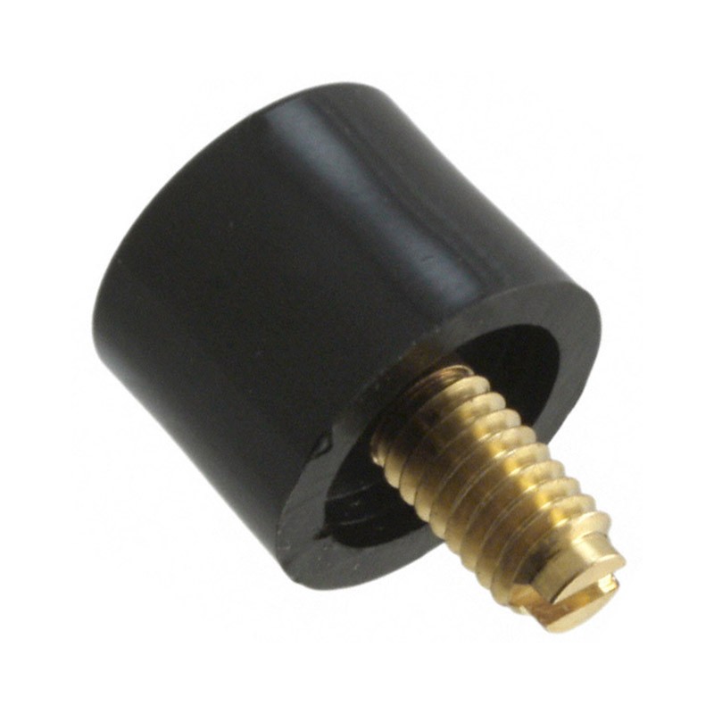 10 pcs : AT079A - CAP PUSHBUTTON ROUND BLACK