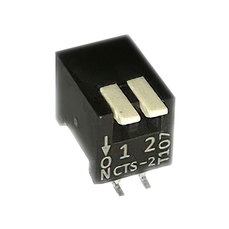 10 pcs : 193-2MS - SWITCH PIANO DIP SPST 0.05A 24V