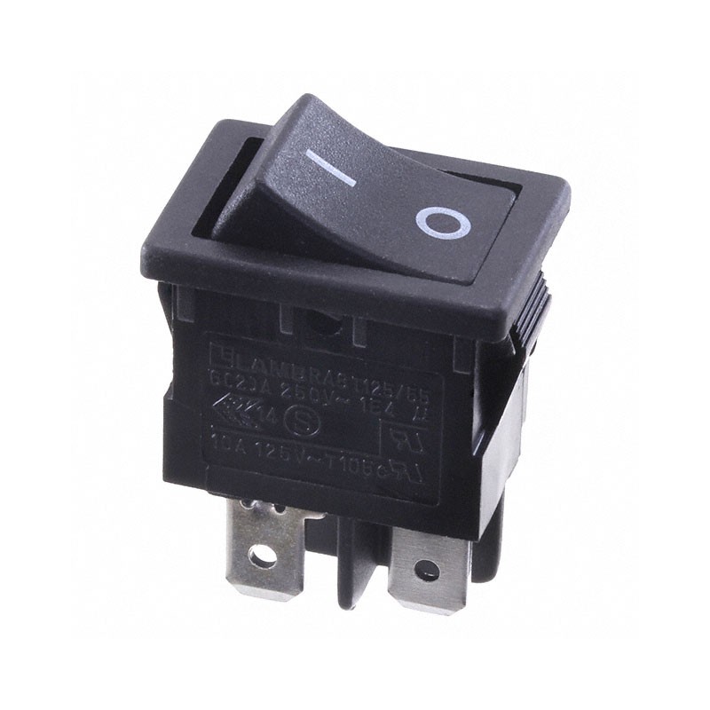 10 pcs : RA81231121 - SWITCH ROCKER DPST 10A 125V