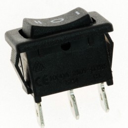 10 pcs : SRB24A2HBBNN - SWITCH ROCKER SPDT 10A 125V
