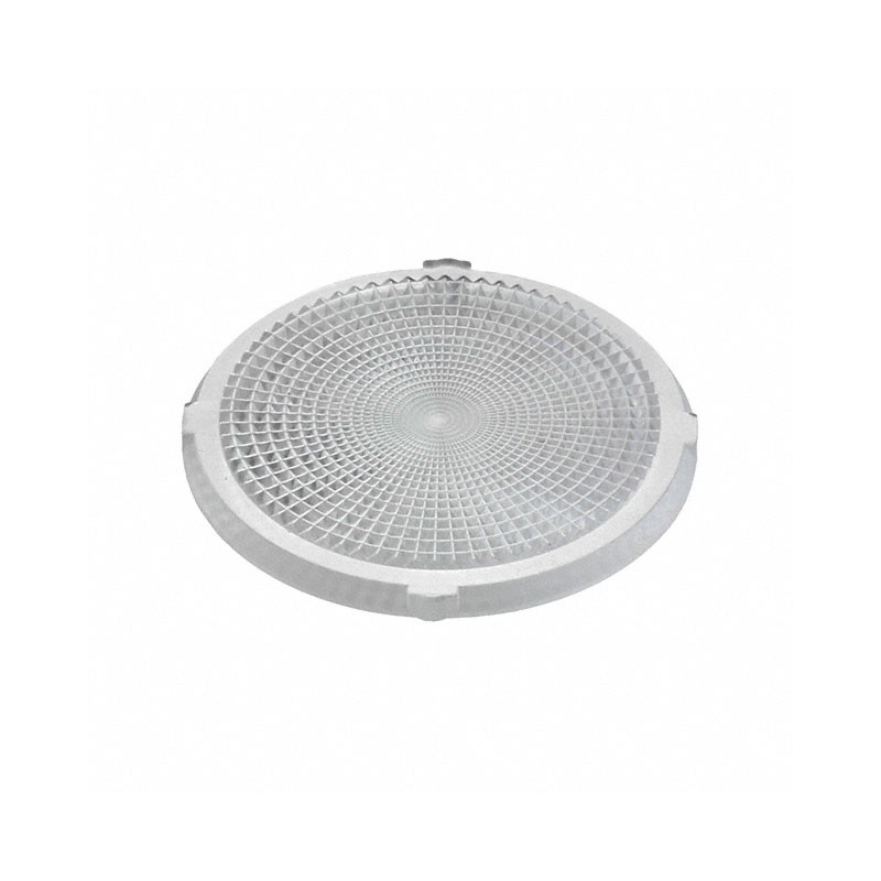 10 pcs : 704.609.7 - RIBBED MARKING PLATE CLEAR D29 P