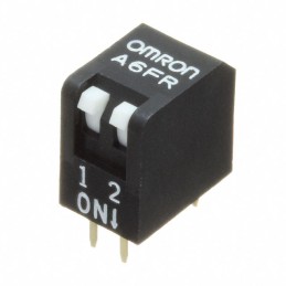 10 pcs : A6FR-2101 - SWITCH PIANO DIP SPST 0.025A 24V
