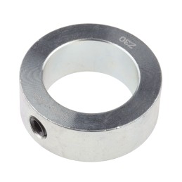 1 pcs - RS PRO Shaft Collar One Piece Set Screw, Bore 30mm, OD 45mm, W 16mm, Steel