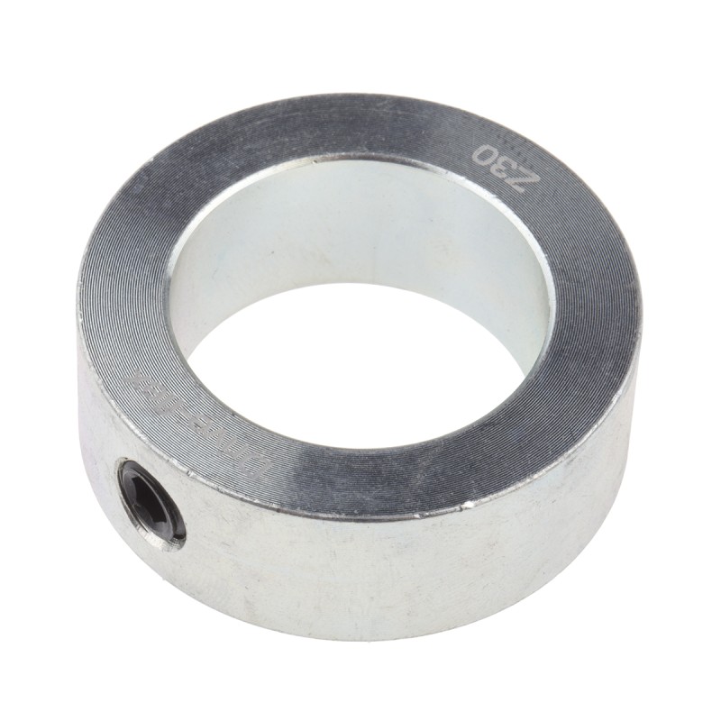 1 pcs - RS PRO Shaft Collar One Piece Set Screw, Bore 30mm, OD 45mm, W 16mm, Steel